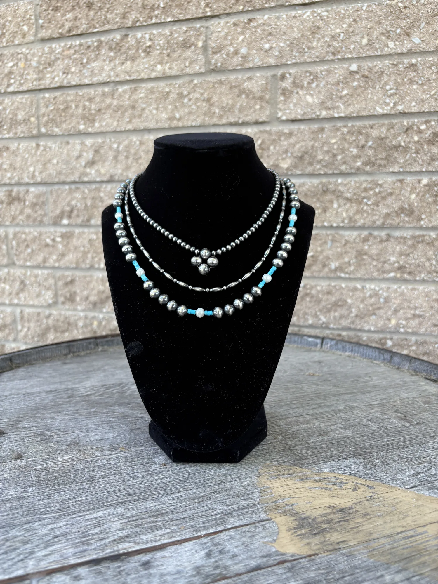 Custom Navajo pearl necklace